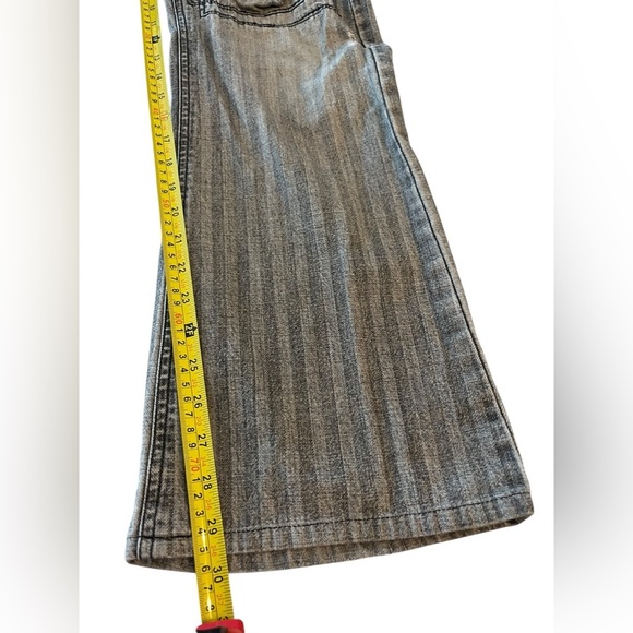 Rupert Difference Japanese Brand Distressed Patchwork Striped Jeans Sz 32 - Picture 12 of 12